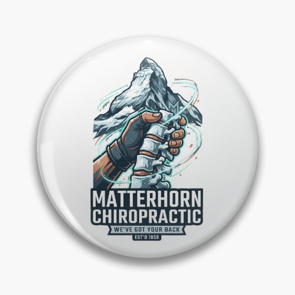 Item preview, Matterhorn Chiropractic We've Got Your Back Mountain Est'd 1959 Anaheim CA designed and sold by thenewall.