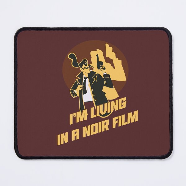 Item preview, I’m Living in a Noir Film Vintage Detective Illustration designed and sold by beboplab.