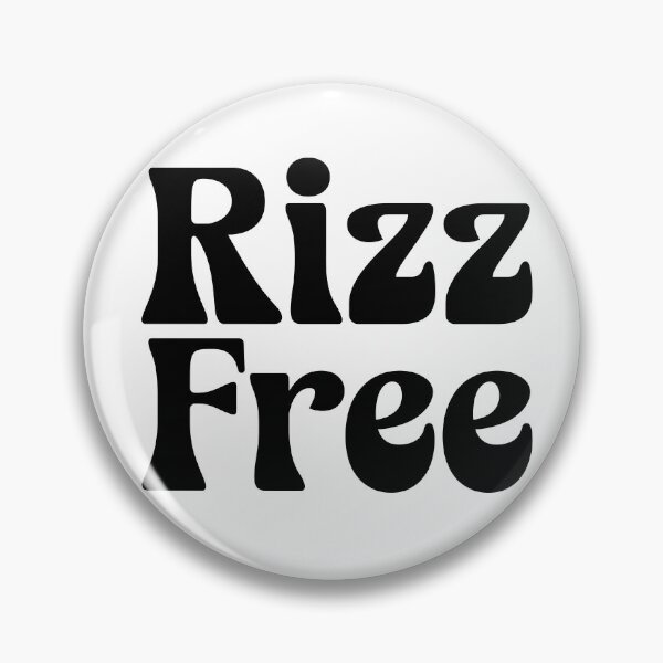 Item preview, Rizz Free - Retro Groovy Quote designed and sold by Deviant Logic Design.
