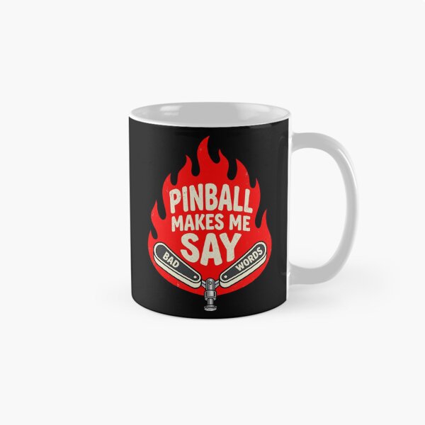 Item preview, Pinball Makes Me Say Bad Words Funny Saying Quote Men Women T-Shirt | Pinball Player Graphic Gift designed and sold by Trendably.