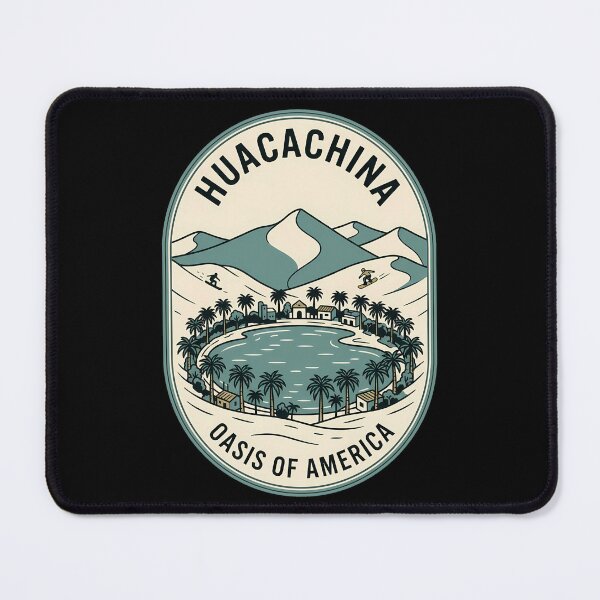 Item preview, Huacachina Oasis of America Vintage Travel Emblem designed and sold by k3rstman1.