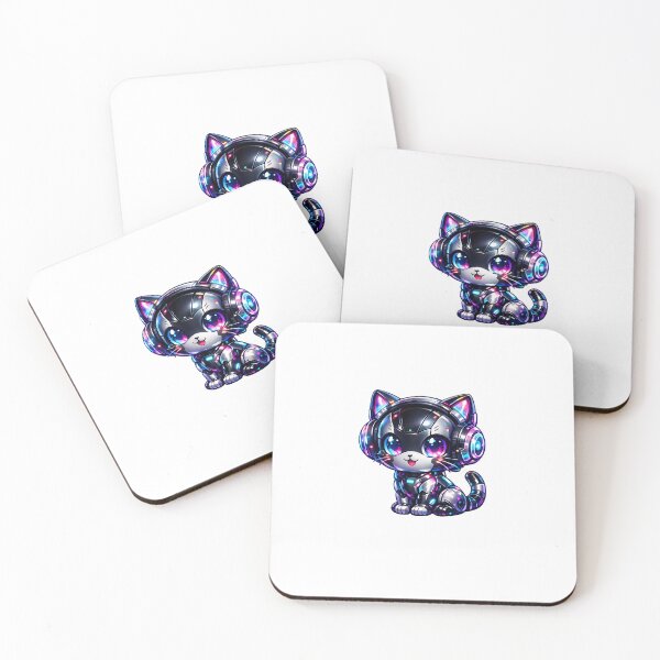 Item preview, Cute Cyber Fox Chibi Anime designed and sold by Ink-verse-.