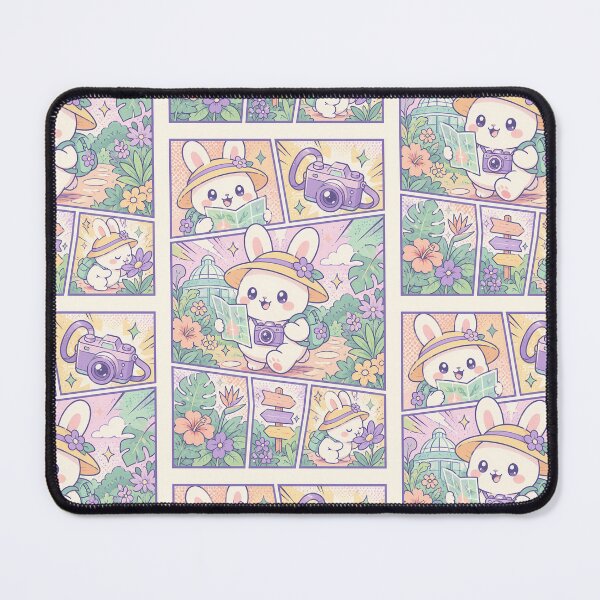 Item preview, Kawaii Bunny Botanical Garden Traveler designed and sold by Gift Phrase Studio.