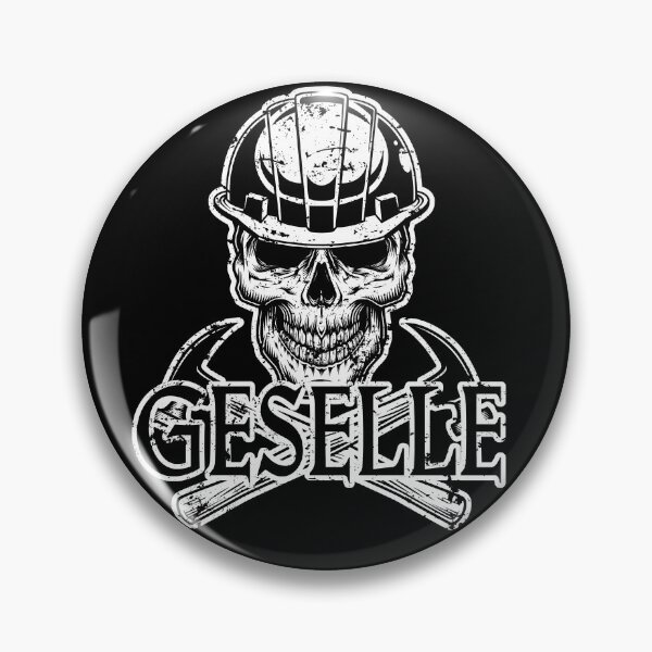 Artikelvorschau, Geselle Totenkopf Handwerk | Geschenk zur Gesellenprüfung entworfen und verkauft von MyPriond.