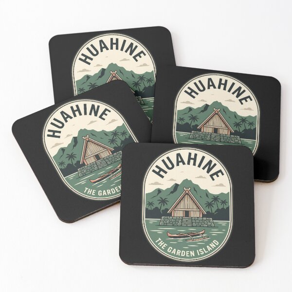 Item preview, Huahine French Polynesia Vintage Travel Emblem designed and sold by k3rstman1.