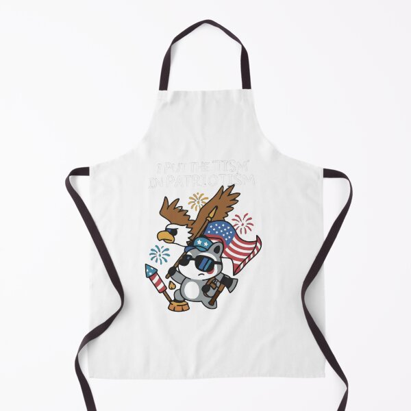 Item preview, I Put The Tism In Patriotism Funny Raccoon Eagle designed and sold by SiarheiYur.