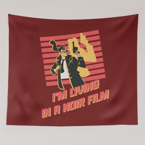 Item preview, I’m Living in a Noir Film Cult Film Illustration designed and sold by beboplab.