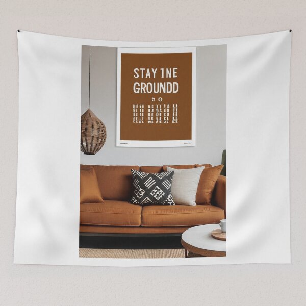 Item preview, Interior - Bohemian Style Living Room, Earthy and Ethnic Decor designed and sold by Reverso-Design.