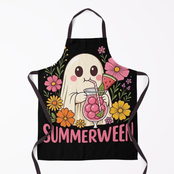 Item preview, Summerween Ghost Floral Watermelon Drink - Cute Spooky Summer designed and sold by Velustro Shop.