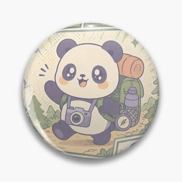 Item preview, Kawaii Panda Forest Backpacker designed and sold by Gift Phrase Studio.