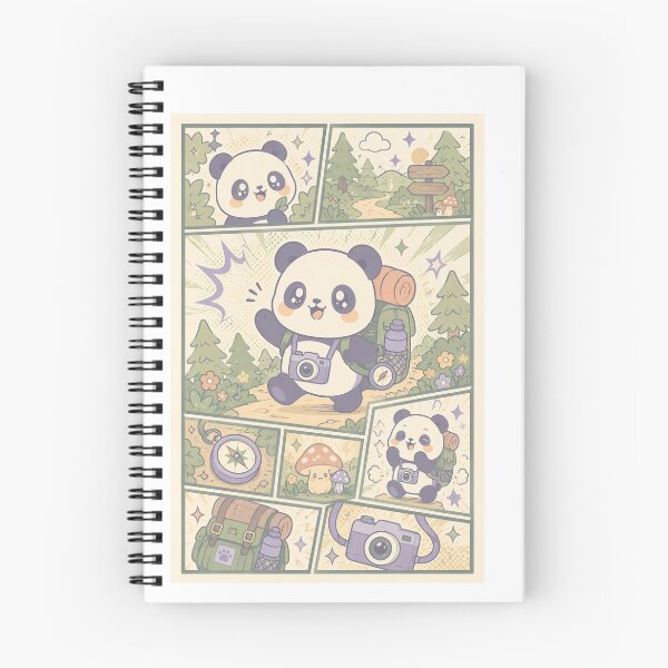 Item preview, Kawaii Panda Forest Backpacker designed and sold by Gift Phrase Studio.