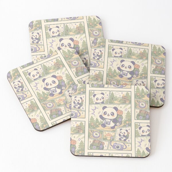 Item preview, Kawaii Panda Forest Backpacker designed and sold by Magmashup.