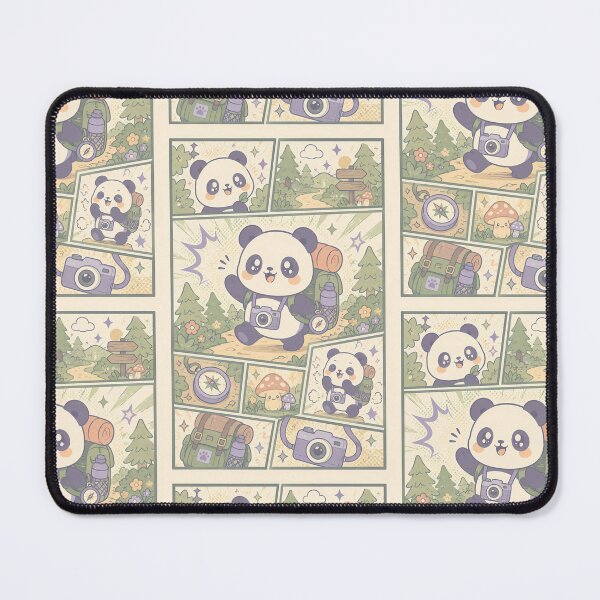 Item preview, Kawaii Panda Forest Backpacker designed and sold by Gift Phrase Studio.