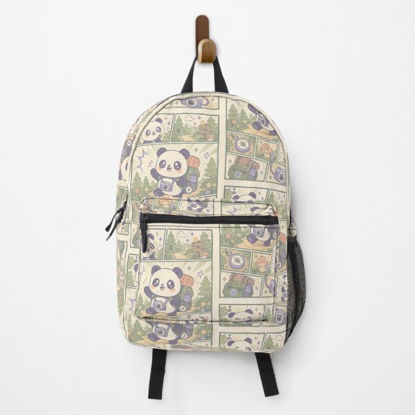 Item preview, Kawaii Panda Forest Backpacker designed and sold by Magmashup.