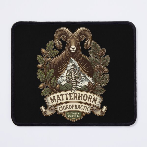 Item preview, Matterhorn Chiropractic We've Got Your Back Mountain Est'd 1959 Anaheim CA designed and sold by thenewall.