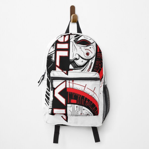 Item preview, Cyber Vigilant Split Mask Graphic designed and sold by SupernovaNote.