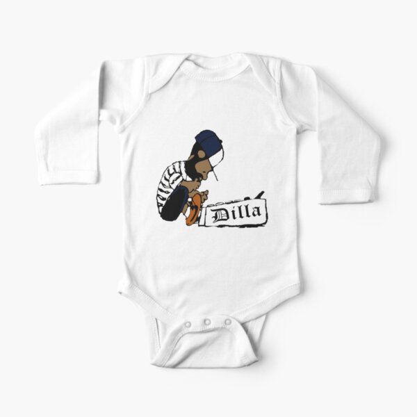 j dilla hip hop Long Sleeve Baby One-Piece