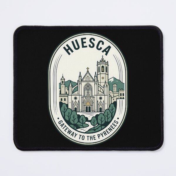 Item preview, Huesca Spain Vintage Travel Emblem Pyrenees Gateway designed and sold by k3rstman1.