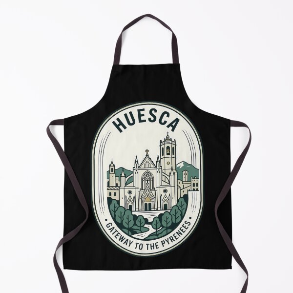 Item preview, Huesca Spain Vintage Travel Emblem Pyrenees Gateway designed and sold by k3rstman1.
