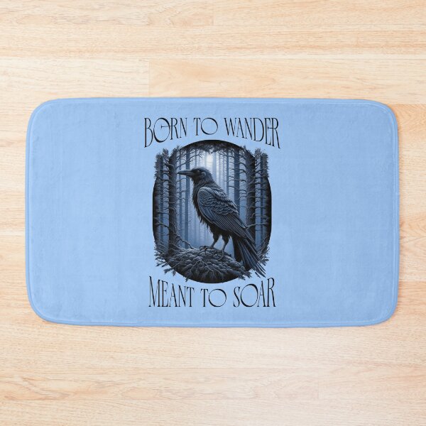 Item preview, Mystical Raven in Moonlit Forest | Gothic Wildlife Nature Art designed and sold by Sachie's Studio.