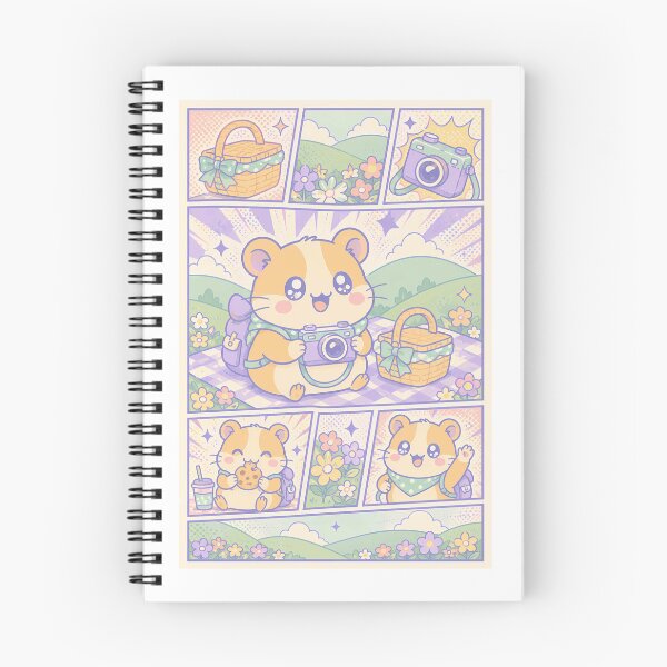Item preview, Kawaii Hamster Picnic Traveler designed and sold by Gift Phrase Studio.