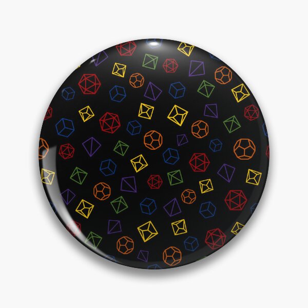 Item preview, Dice Pattern Dark Rainbow designed and sold by MysticMetalwork.
