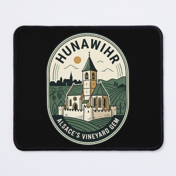 Item preview, Hunawihr France Vineyard Vintage Travel Emblem designed and sold by k3rstman1.