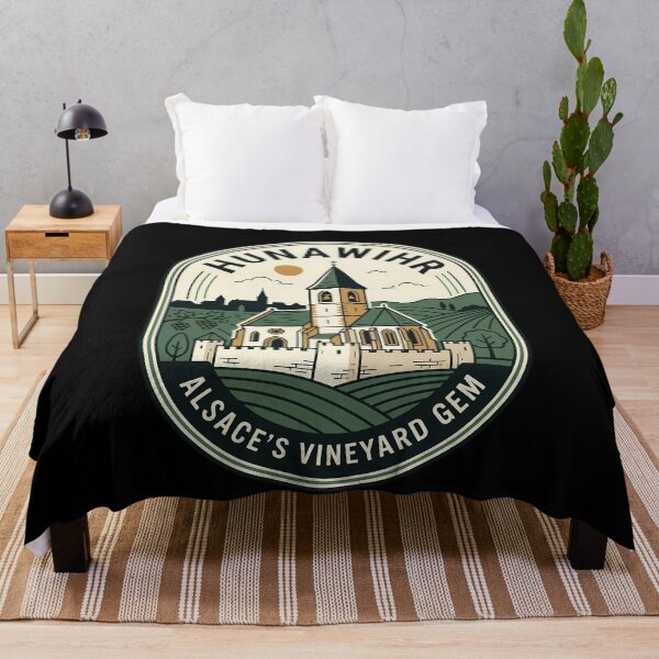 Item preview, Hunawihr France Vineyard Vintage Travel Emblem designed and sold by k3rstman1.