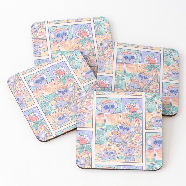 Item preview, Kawaii Koala Beach Sunset Vacation designed and sold by Gift Phrase Studio.