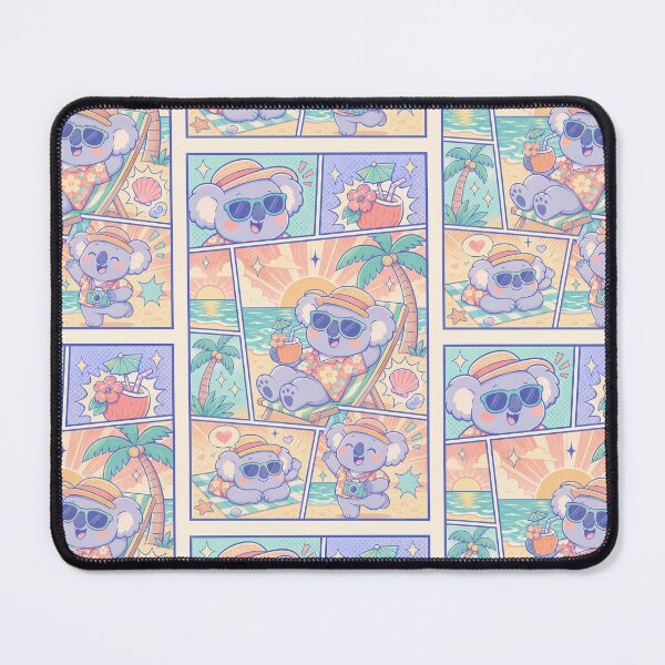 Item preview, Kawaii Koala Beach Sunset Vacation designed and sold by Gift Phrase Studio.