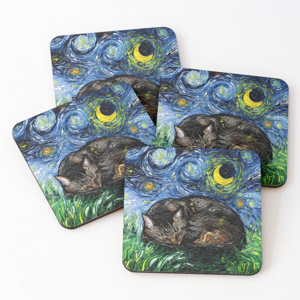 Item preview, Sleepy Brown Tabby Night designed and sold by AjaTrier.