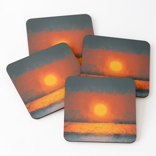 Item preview, Abstract Sunset, Modern Home Art Wall Art designed and sold by MarkedArtPrints.