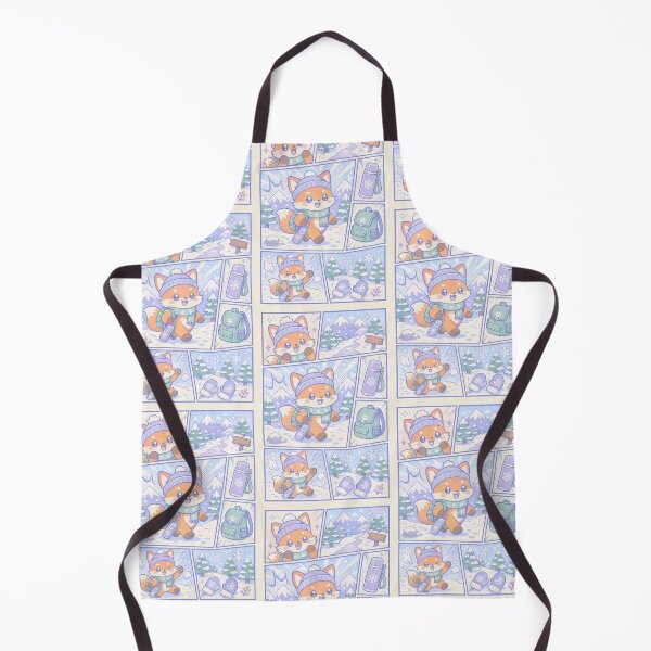 Item preview, Kawaii Fox Snowy Mountain Explorer designed and sold by Gift Phrase Studio.