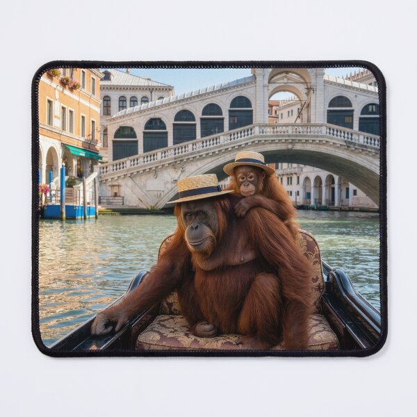 Item preview, Orangutan Mom and Baby Take Gondola Ride designed and sold by Tridentulus.