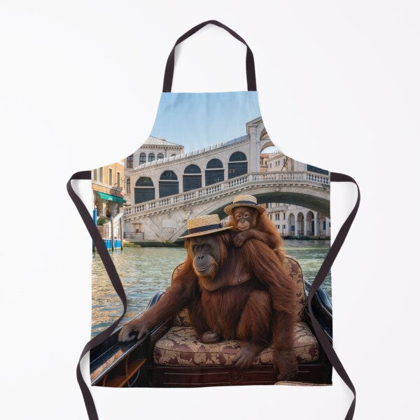 Item preview, Orangutan Mom and Baby Take Gondola Ride designed and sold by Tridentulus.