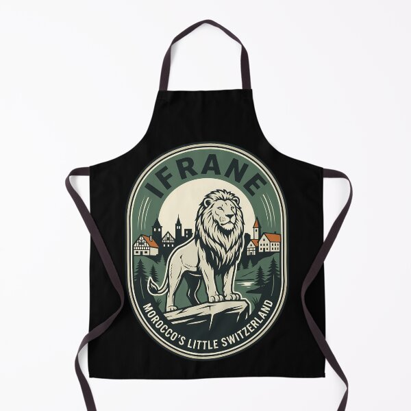 Item preview, Ifrane Morocco Lion Vintage Travel Emblem designed and sold by k3rstman1.