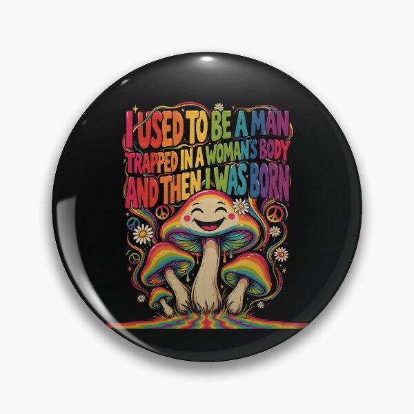 Item preview, I Used to Be A Man Trapped in A Woman's Body Retro Humor designed and sold by Redgiant87x.