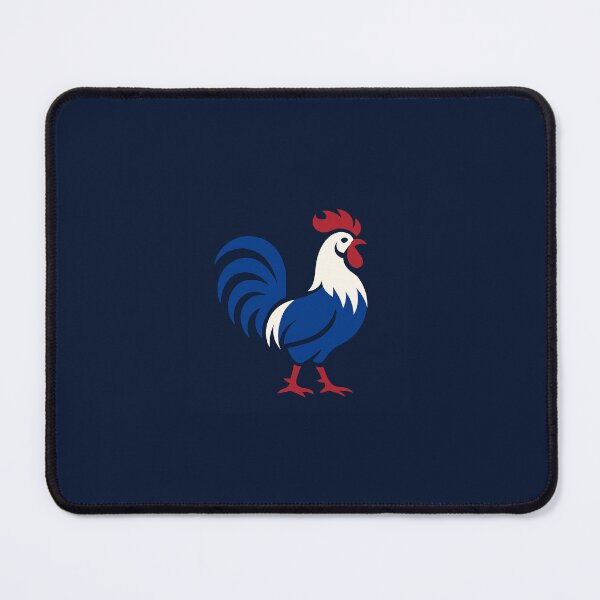 Item preview, Modern Minimalist French Rooster - Blue White Red Fan Art designed and sold by NDstudio.