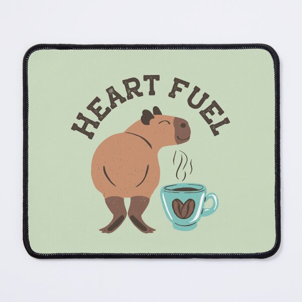 Item preview, Heart Fuel Cute Capybara Coffee Cup - Sage Green designed and sold by paldronma.