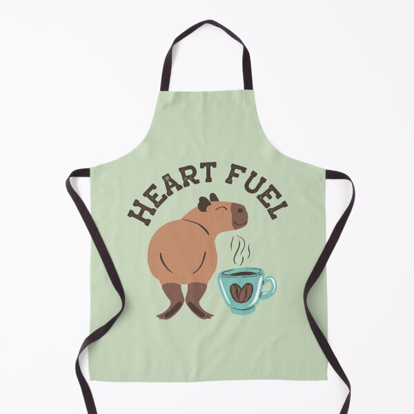 Item preview, Heart Fuel Cute Capybara Coffee Cup - Sage Green designed and sold by paldronma.