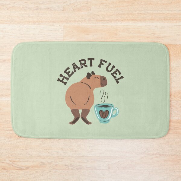 Item preview, Heart Fuel Cute Capybara Coffee Cup - Sage Green designed and sold by paldronma.