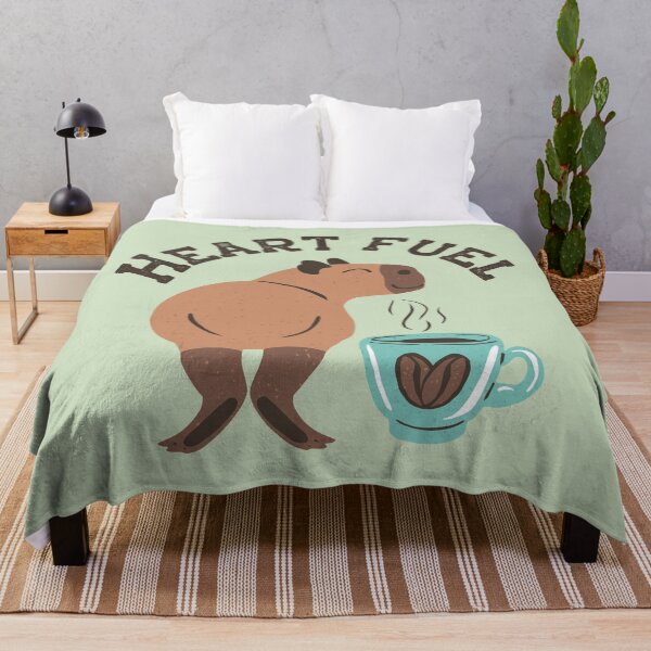 Item preview, Heart Fuel Cute Capybara Coffee Cup - Sage Green designed and sold by paldronma.