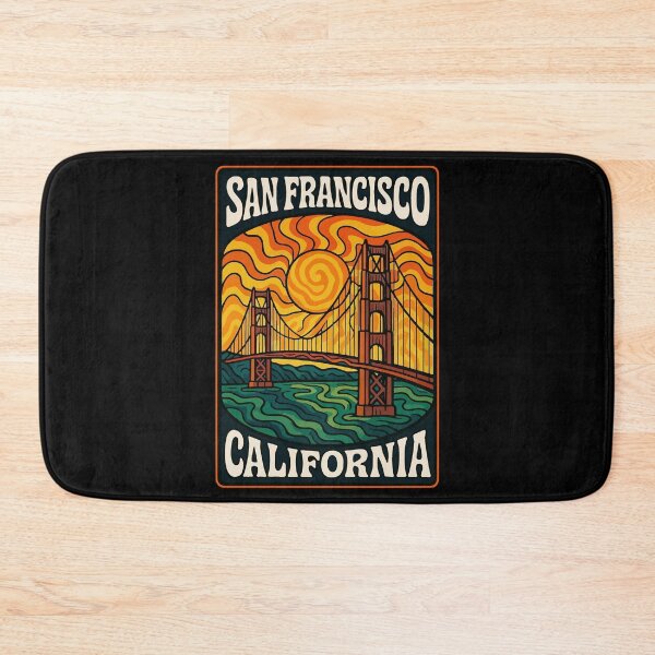 Item preview, Golden Gate San Francisco California Trippy Travel designed and sold by TomFrontierArt.