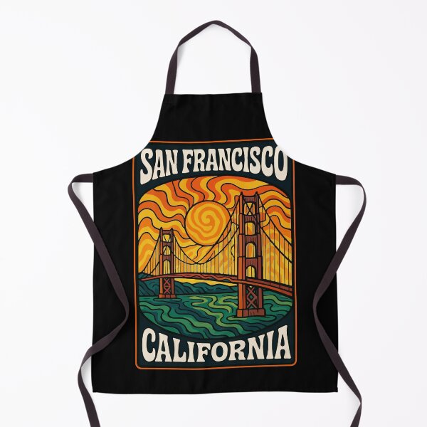 Item preview, Golden Gate San Francisco California Trippy Travel designed and sold by TomFrontierArt.
