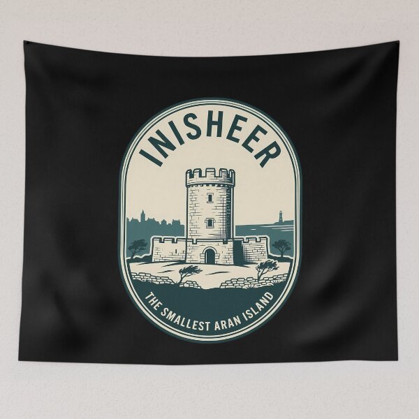 Item preview, Inisheer Ireland Smallest Aran Island Vintage Travel Emblem designed and sold by k3rstman1.