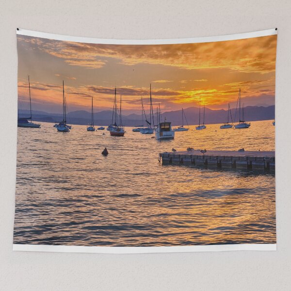 Item preview, Lake Garda Sunset at Bardolino. designed and sold by Violaman.