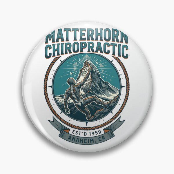 Item preview, Matterhorn Chiropractic We've Got Your Back Mountain Est'd 1959 Anaheim CA designed and sold by thenewall.