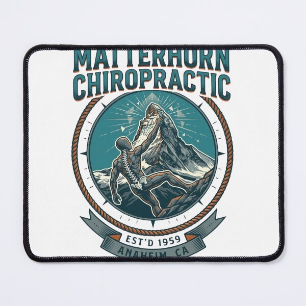 Item preview, Matterhorn Chiropractic We've Got Your Back Mountain Est'd 1959 Anaheim CA designed and sold by thenewall.