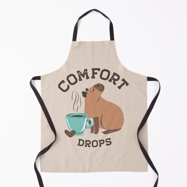 Item preview, Cozy Capybara Drinking Hot Coffee - Comfort Drops designed and sold by paldronma.