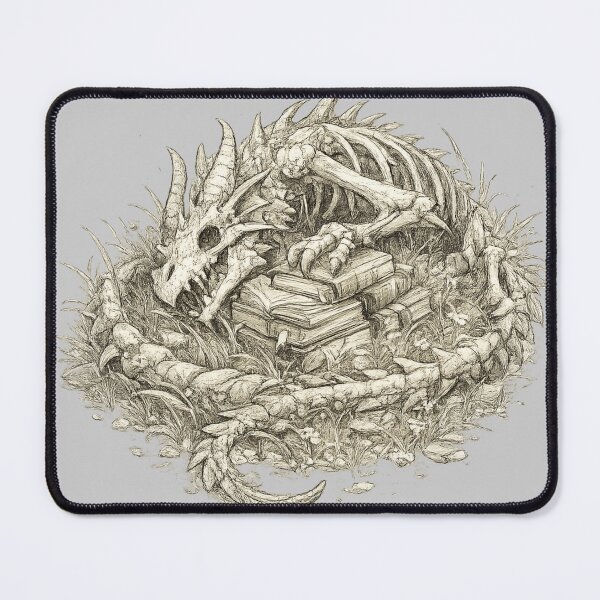 Item preview, Book Dragon - Pencil Sketch Design designed and sold by DreamCloths12.